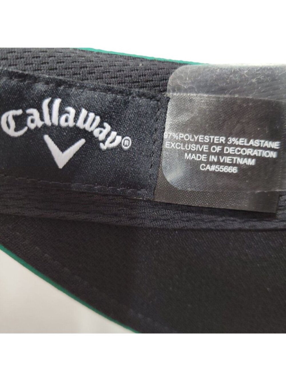 Callaway Womens Sun Visor Hat Golf Adjustable Green Outdoors Pickleball Tennis - Picture 6 of 10